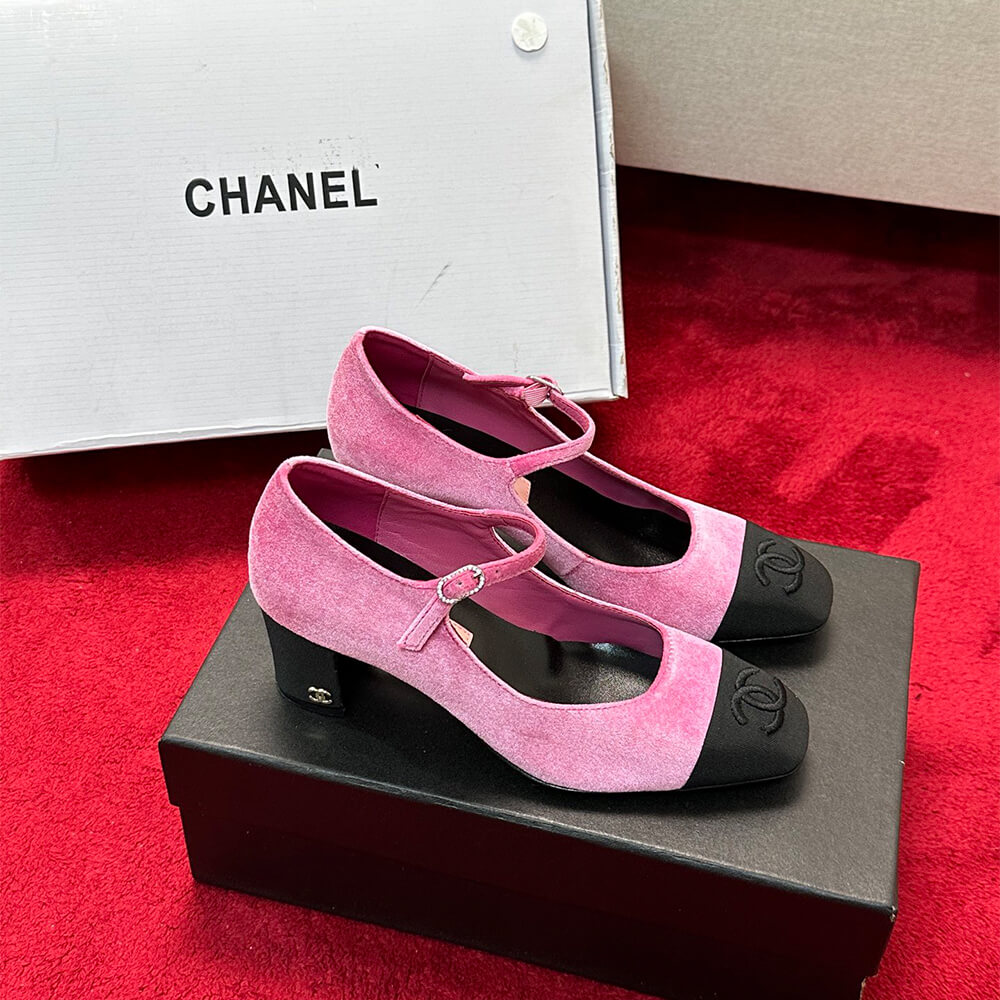 Chanel Mary Janes Heel Shoes - Replica Luxury Bags™