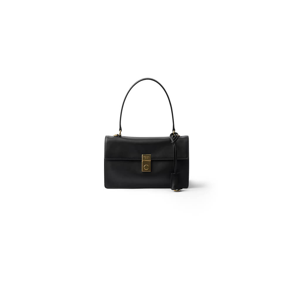 Prada Soft Sound Medium Leather Shoulder Bag - Replica Luxury Bags™