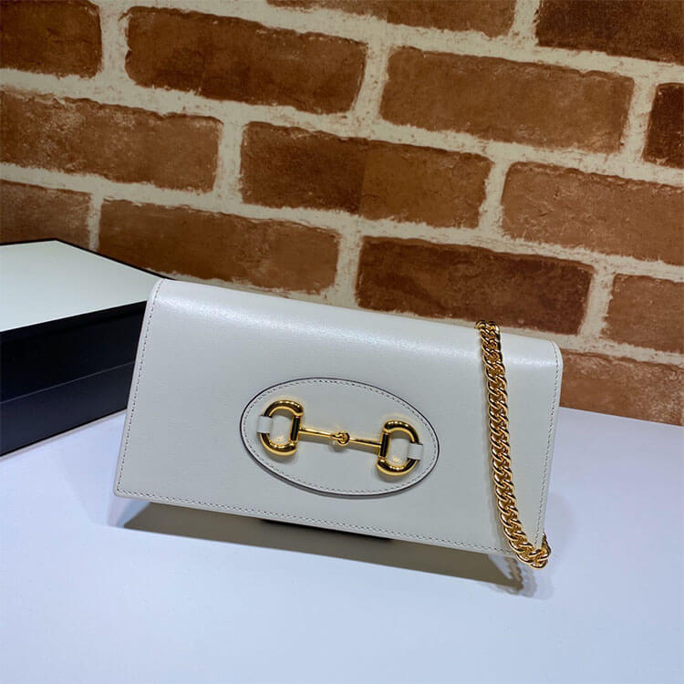 Gucci Horsebit 1955 Bag Wallet With Chain - Replica Luxury Bags™
