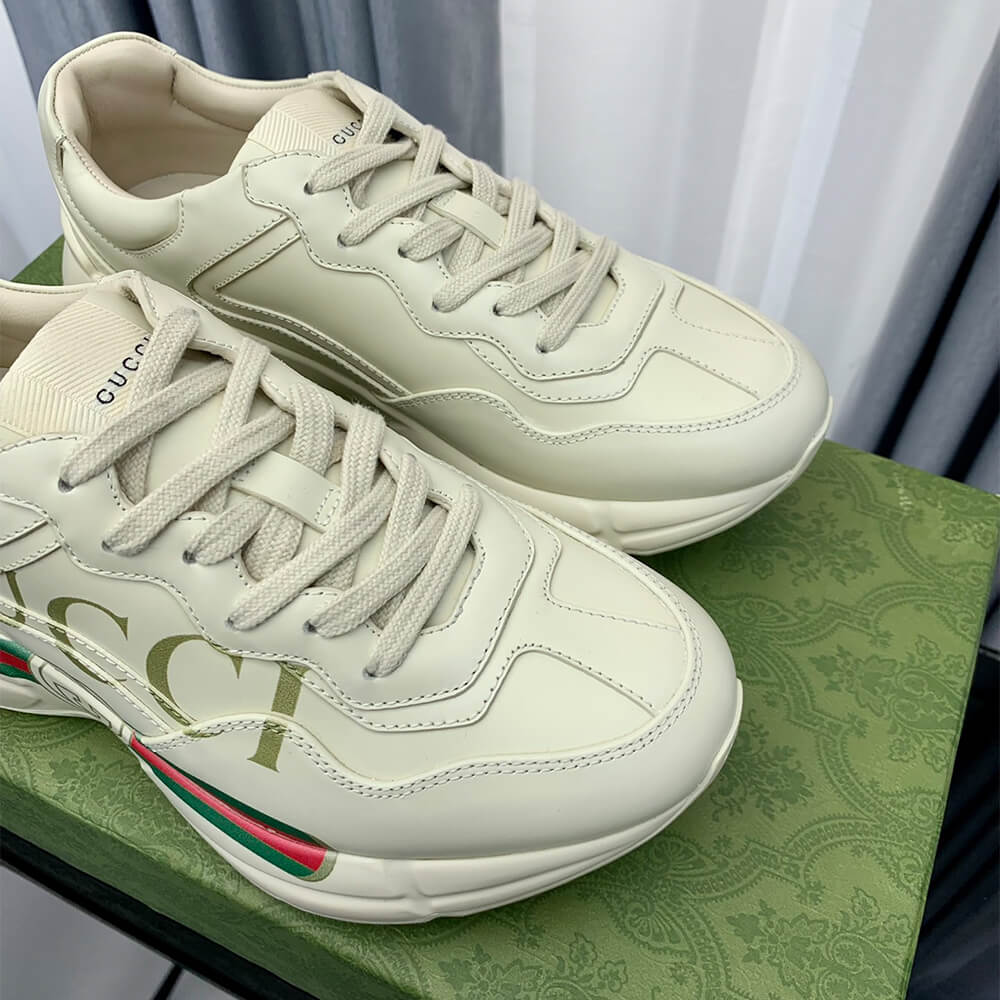Rhyton sneaker with Gucci logo Shoes - Replica Luxury Bags™