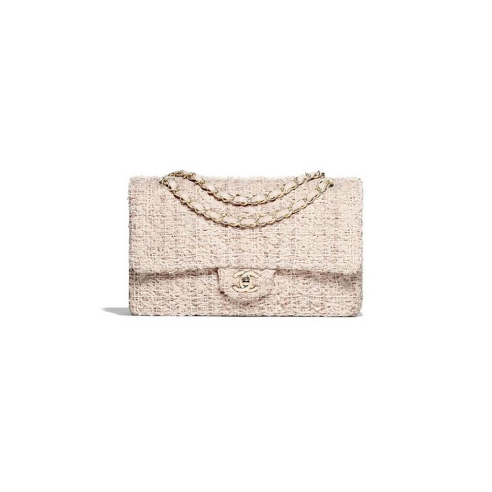 Chanel Tweed Medium Classic Flap Bag - Replica Luxury Bags™