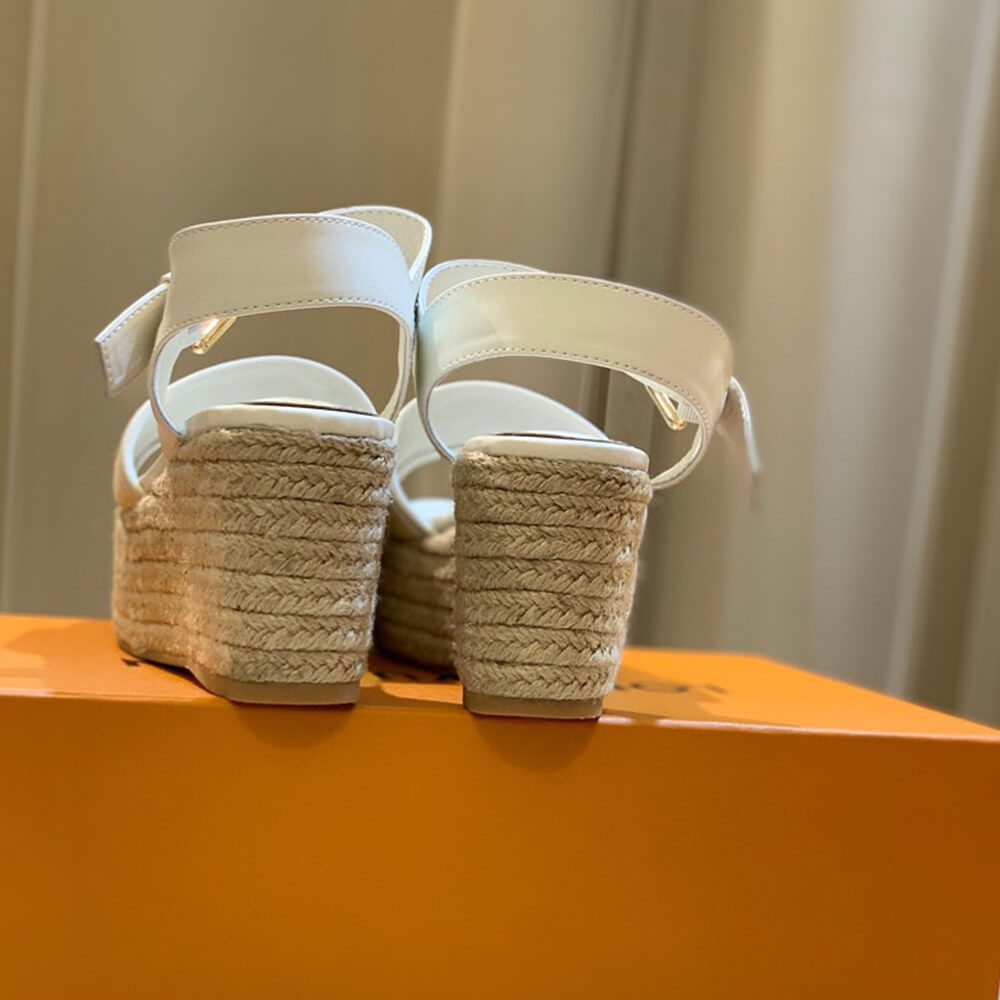 LV Starboard Wedge Sandal Shoes - Replica Luxury Bags™