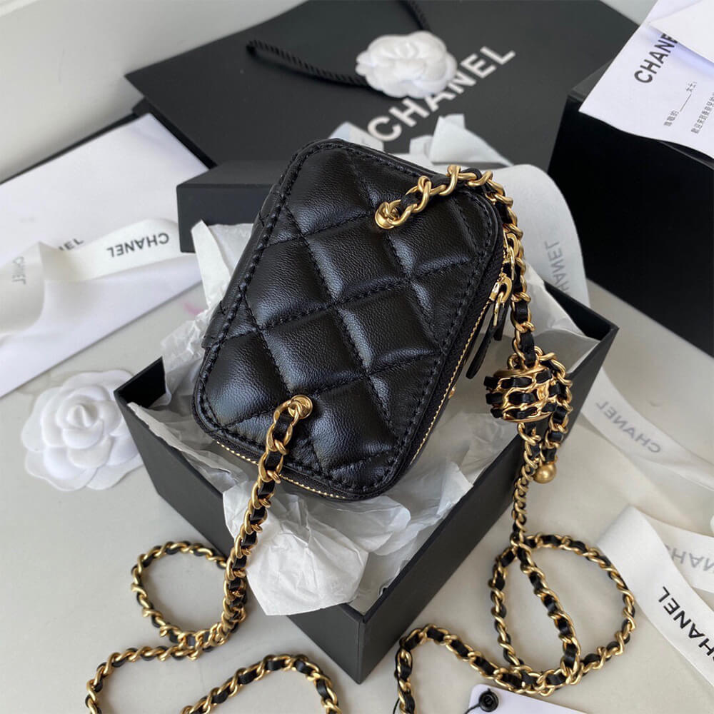 Chanel Small Vanity With Chain Bag - Replica Luxury Bags™