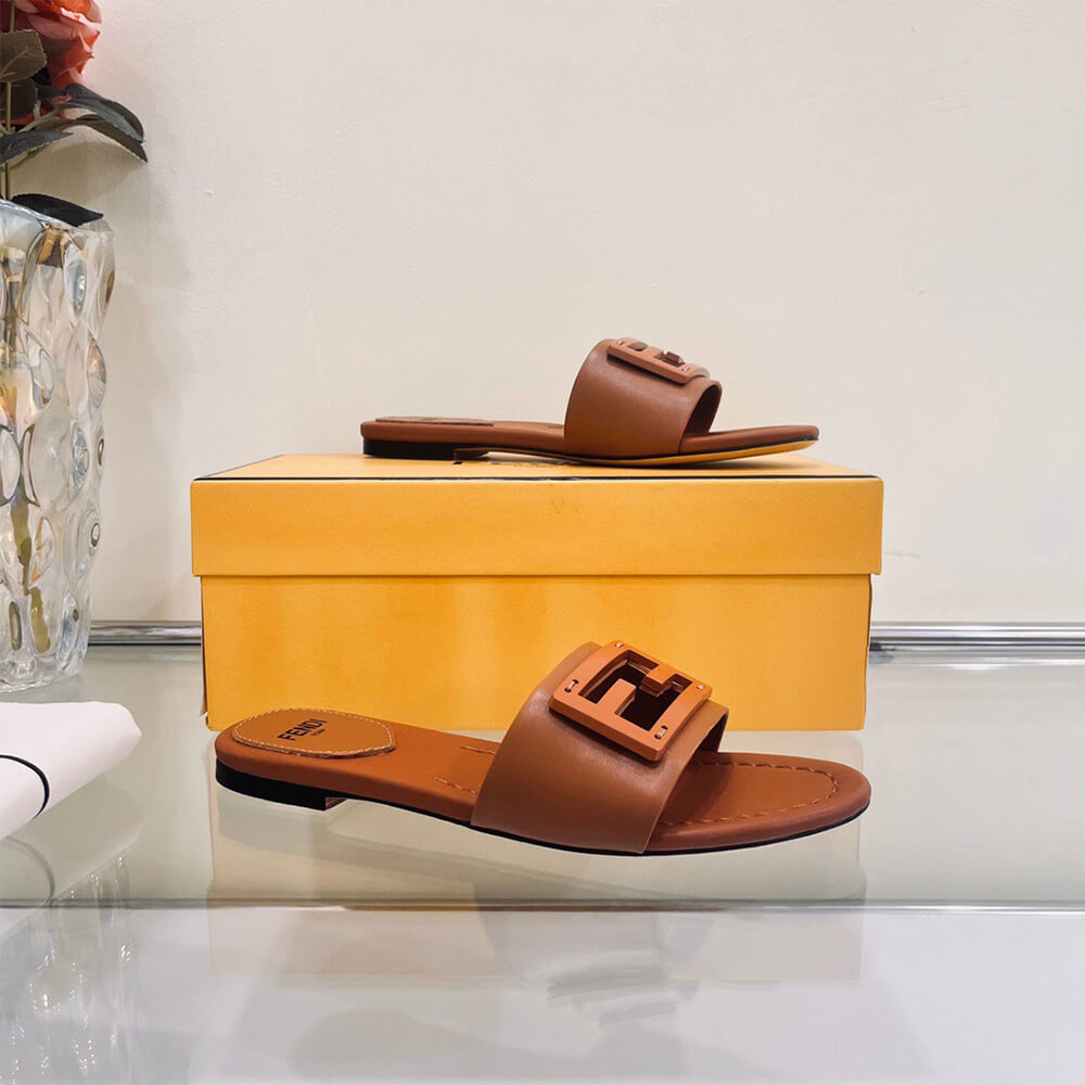 Fendi Baguette Slides Shoes - Replica Luxury Bags™