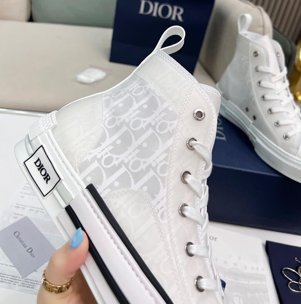 DIOR B23 High-Top Sneakers Dior Oblique Shoes - Replica Luxury Bags™