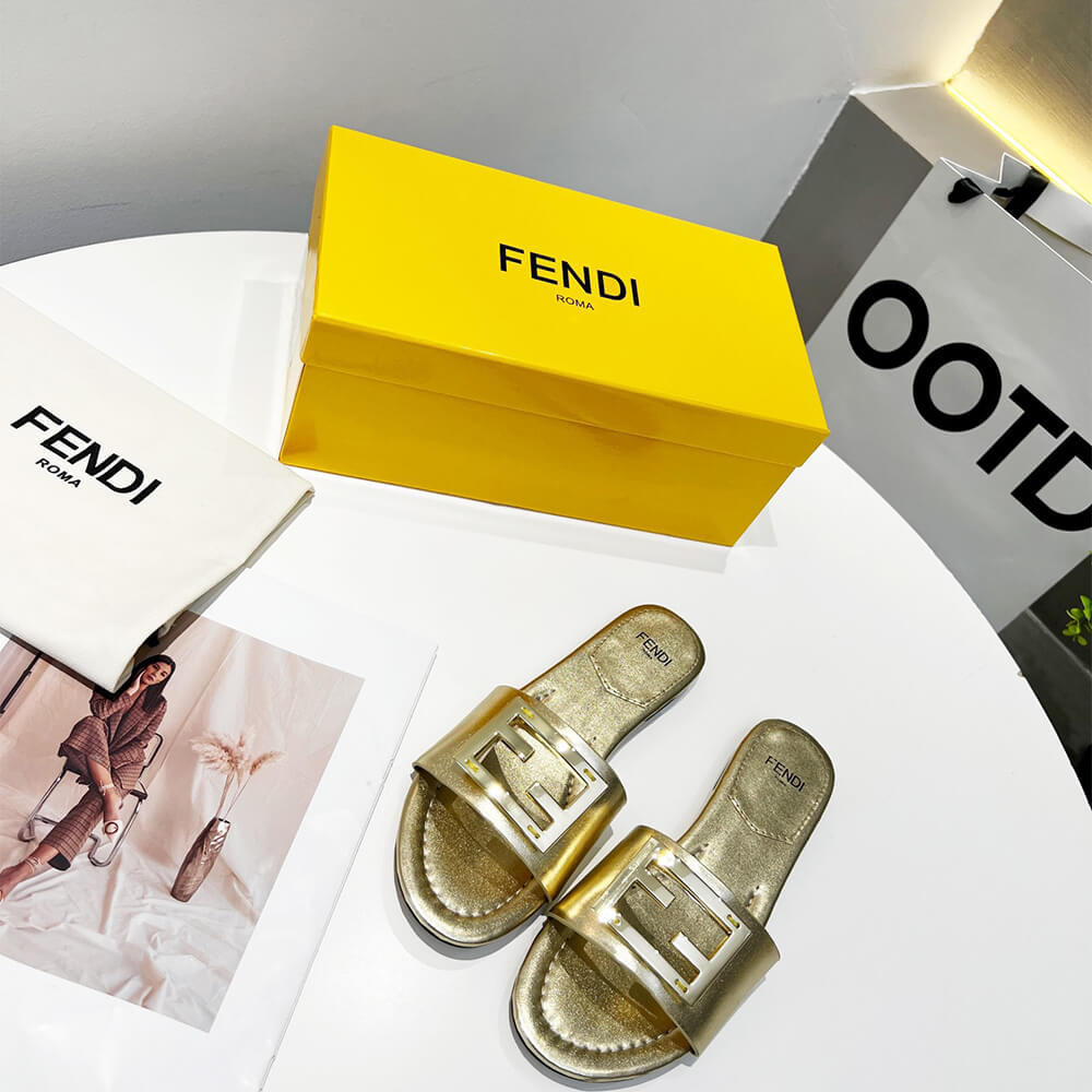 Fendi Baguette Slides Shoes - Replica Luxury Bags™