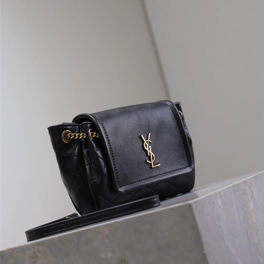 YSL Mini Nolita Bag in Lambskin - Replica Luxury Bags™