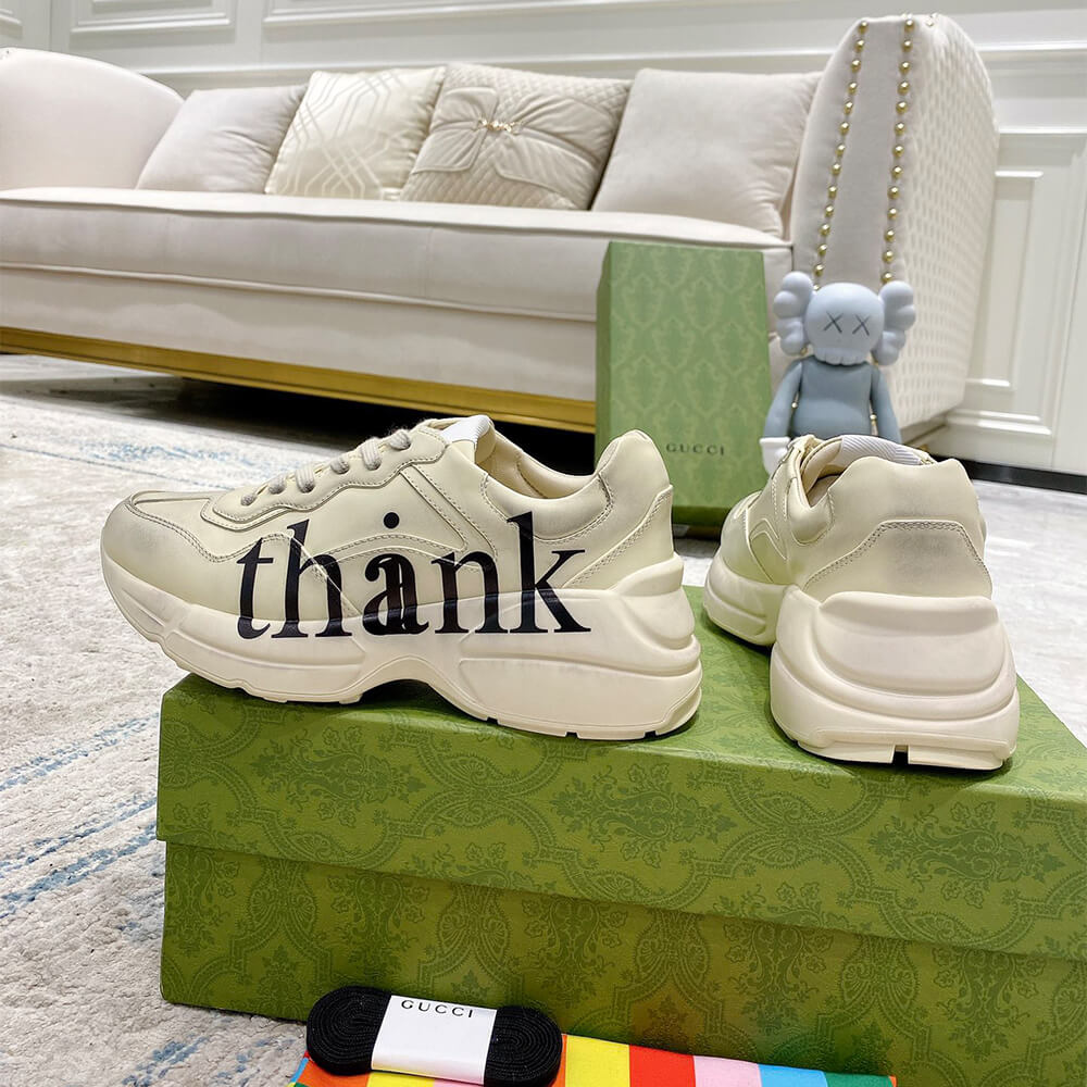 Gucci Rhyton  Think   Thank  Sneaker Shoes - Replica Luxury Bags™
