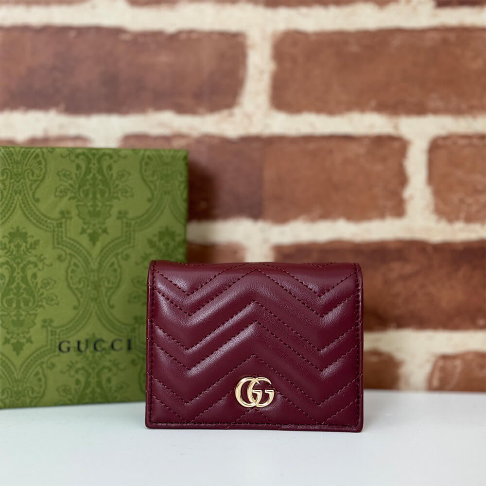 Gucci GG Marmont Card Case Wallet Bag - Replica Luxury Bags™