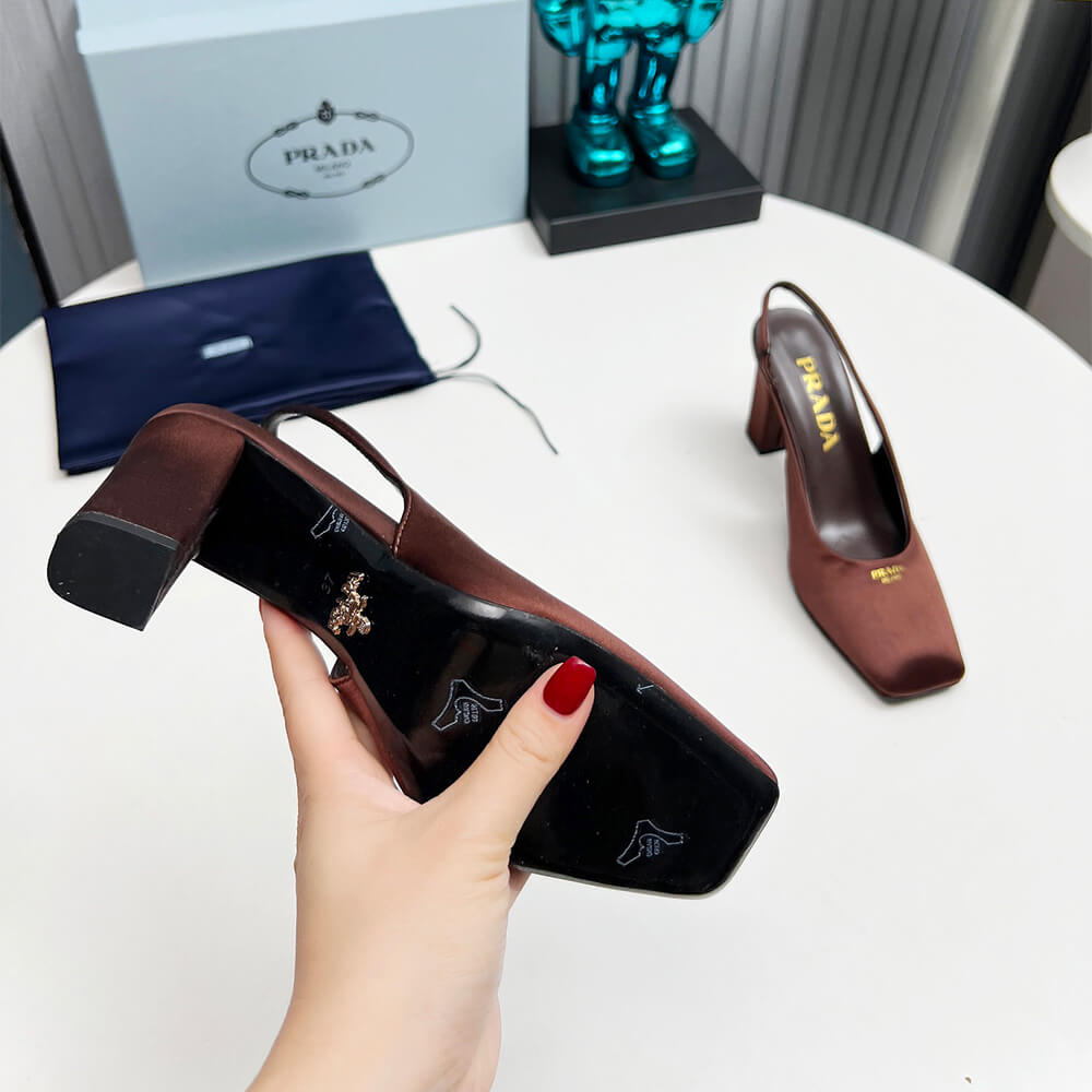 Prada Slingback Pumps Shoes - Replica Luxury Bags™