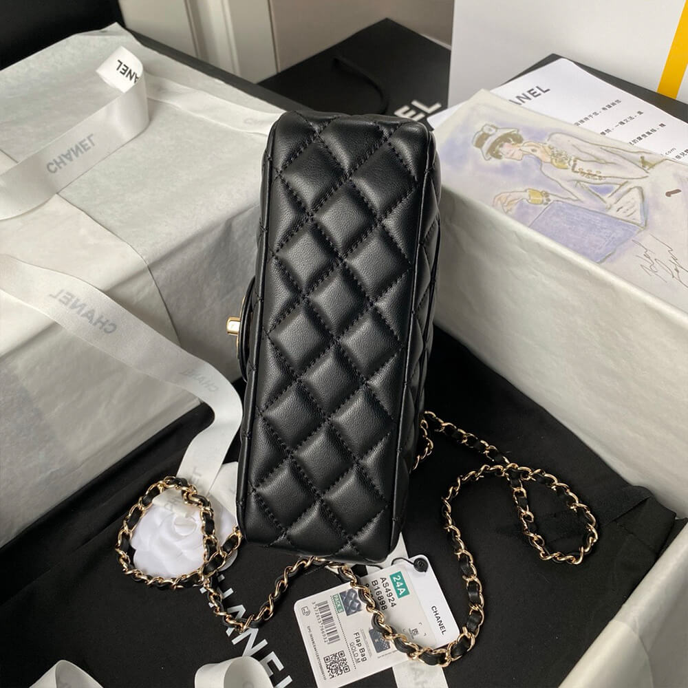 Chanel Mini Flap Bag with Top Handle - Replica Luxury Bags™