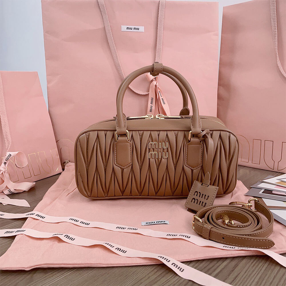 Miumiu Large Arcadie Matelasse Nappa Bag - Replica Luxury Bags™