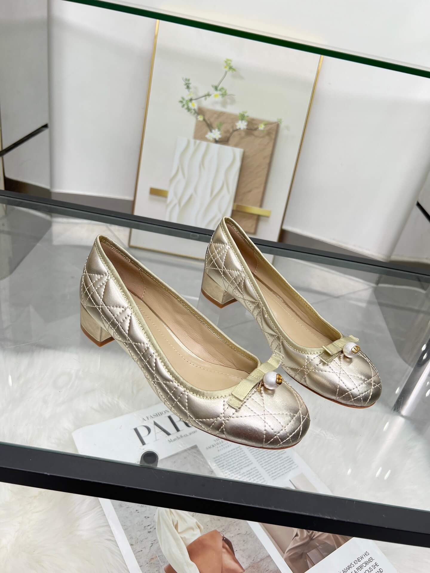 Dior Ballet Pump Shoes - Replica Luxury Bags™