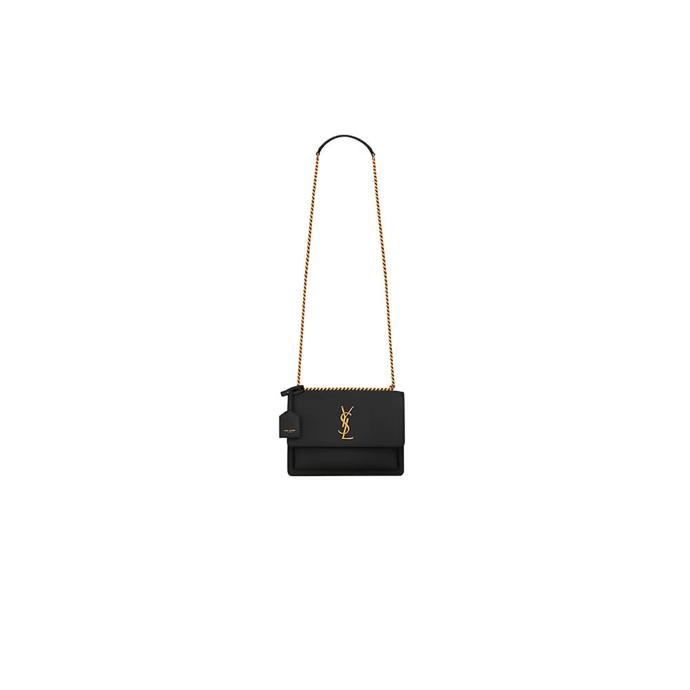 YSL SUNSET MEDIUM CHAIN BAG IN SMOOTH LEATHER - Replica Luxury Bags™