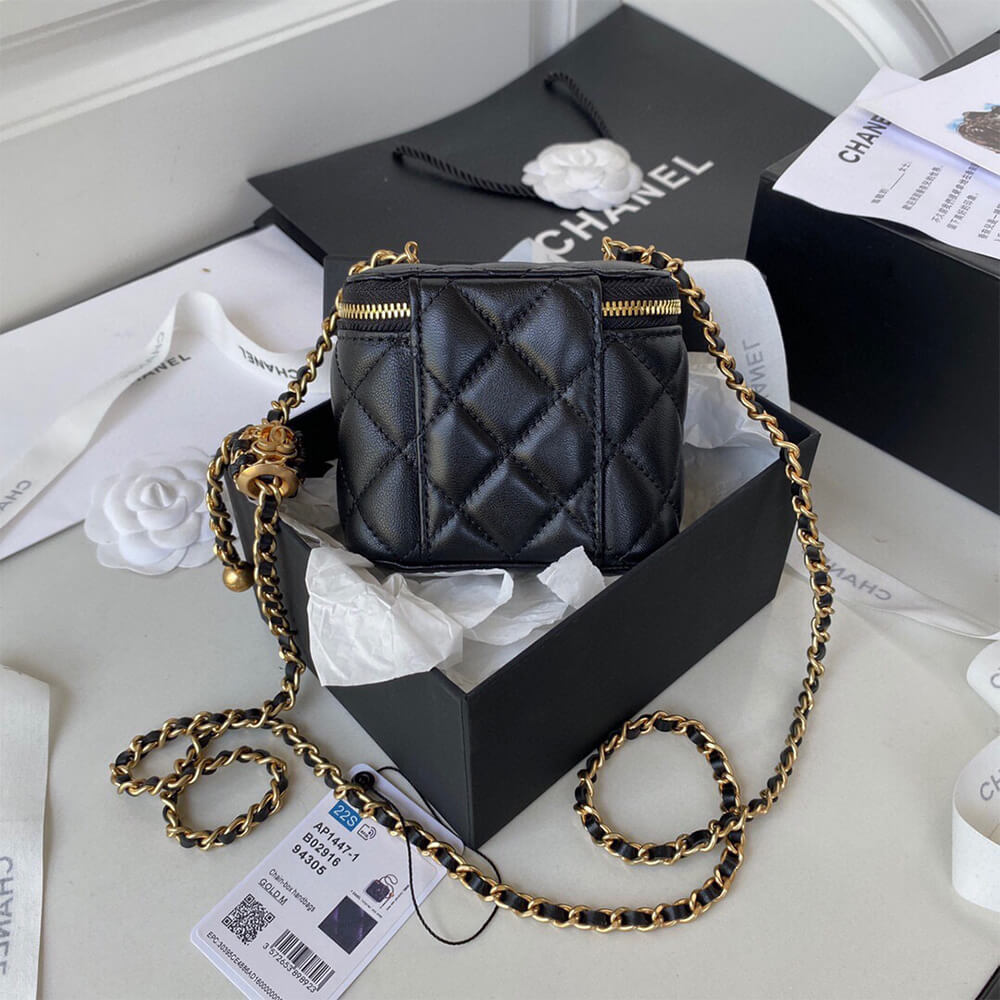 Chanel Small Vanity With Chain Bag - Replica Luxury Bags™