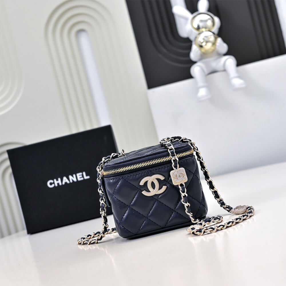 Chanel Small Vanity Bag with Chain - Replica Luxury Bags™