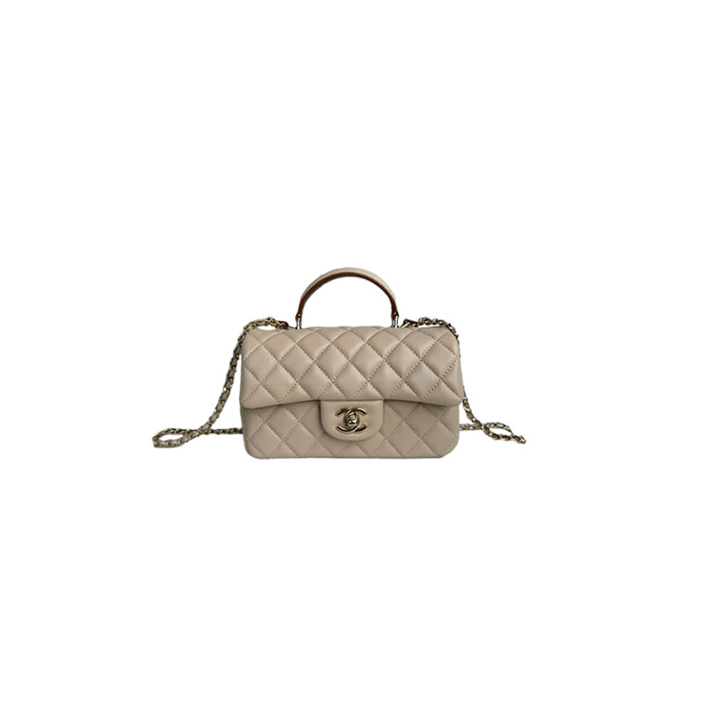 Chanel Mini Classic Handbag With Top Handle - Replica Luxury Bags™
