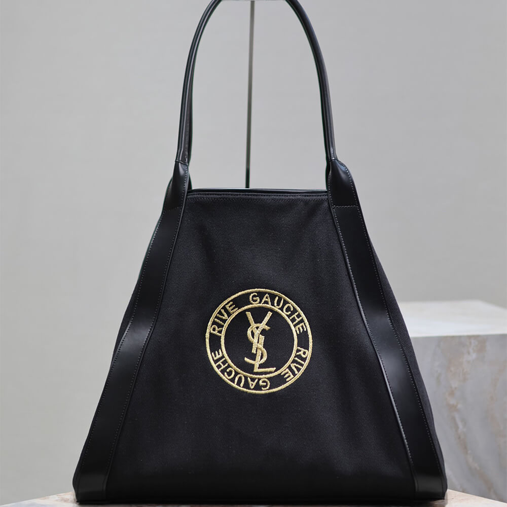 YSL Rive Gauche Tote Bag In Canvas - Replica Luxury Bags™