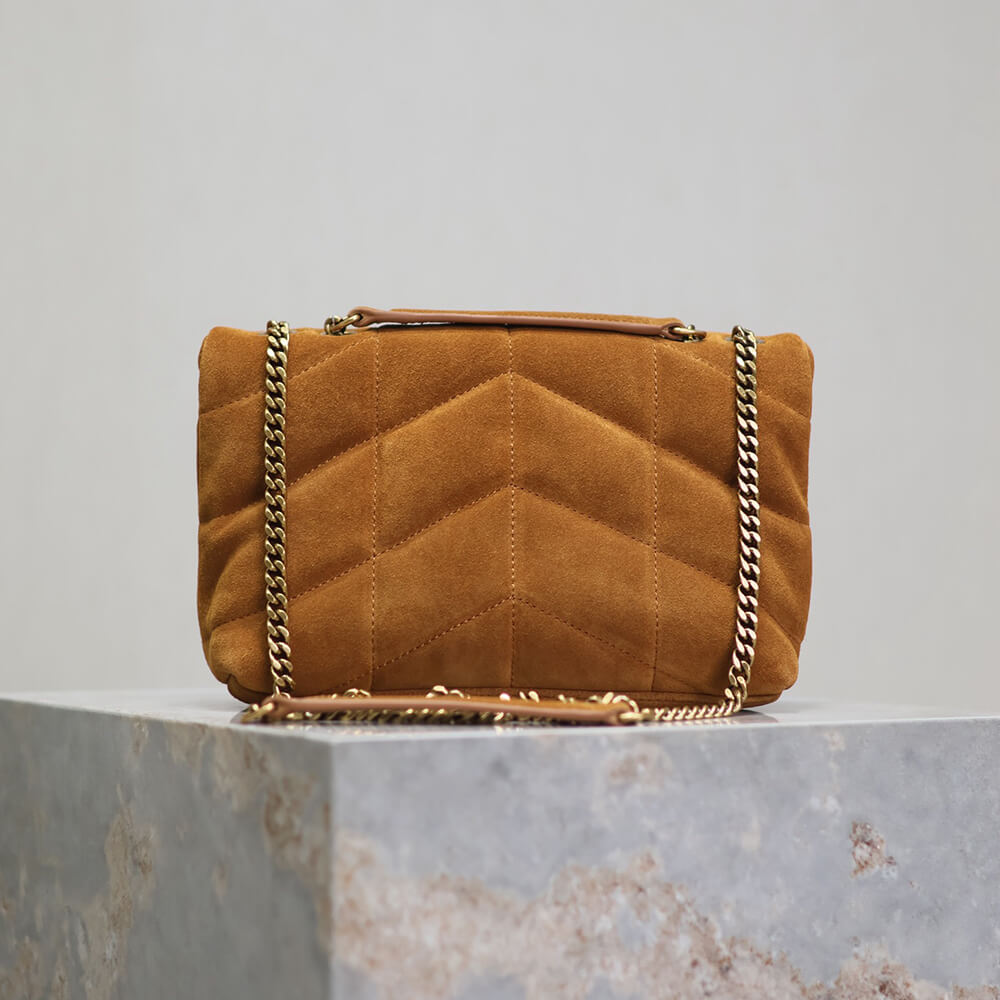 YSL Toy Puffer Bag in Suede - Replica Luxury Bags™