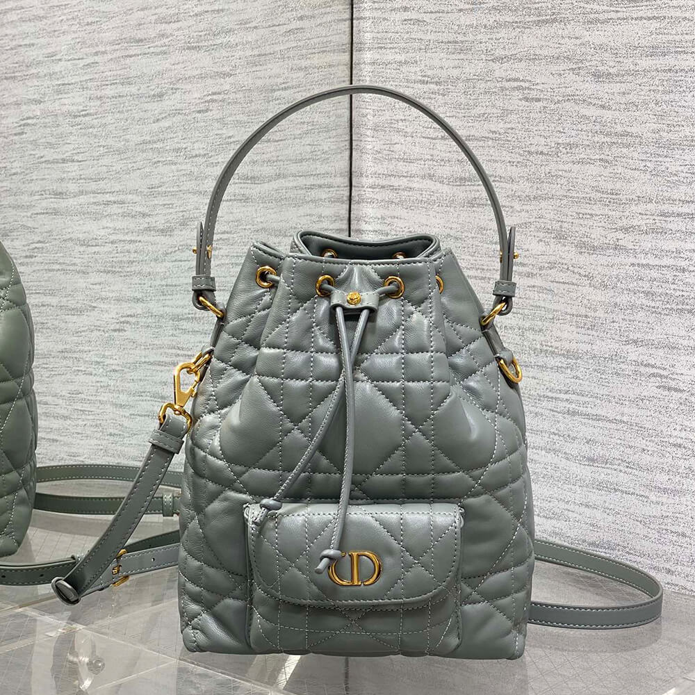 Small Dior Caro Bucket Bag - Replica Luxury Bags™
