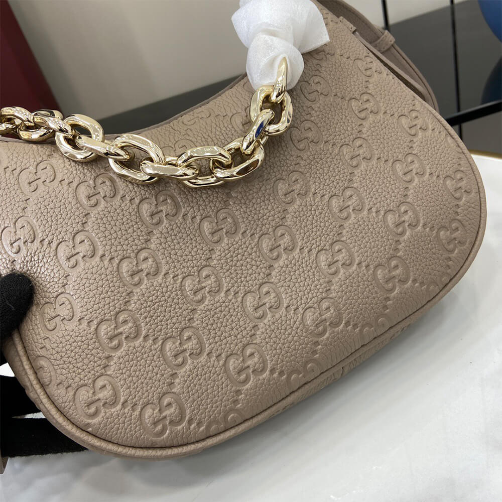 Gucci GG Emblem Small Shoulder Bag - Replica Luxury Bags™