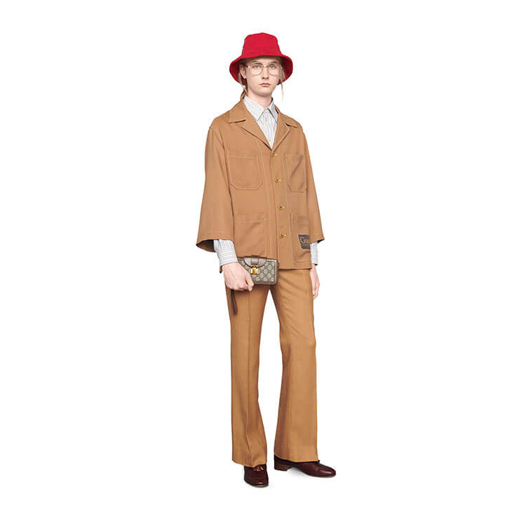 Gucci GG Mini Bag With Clasp Closure - Replica Luxury Bags™