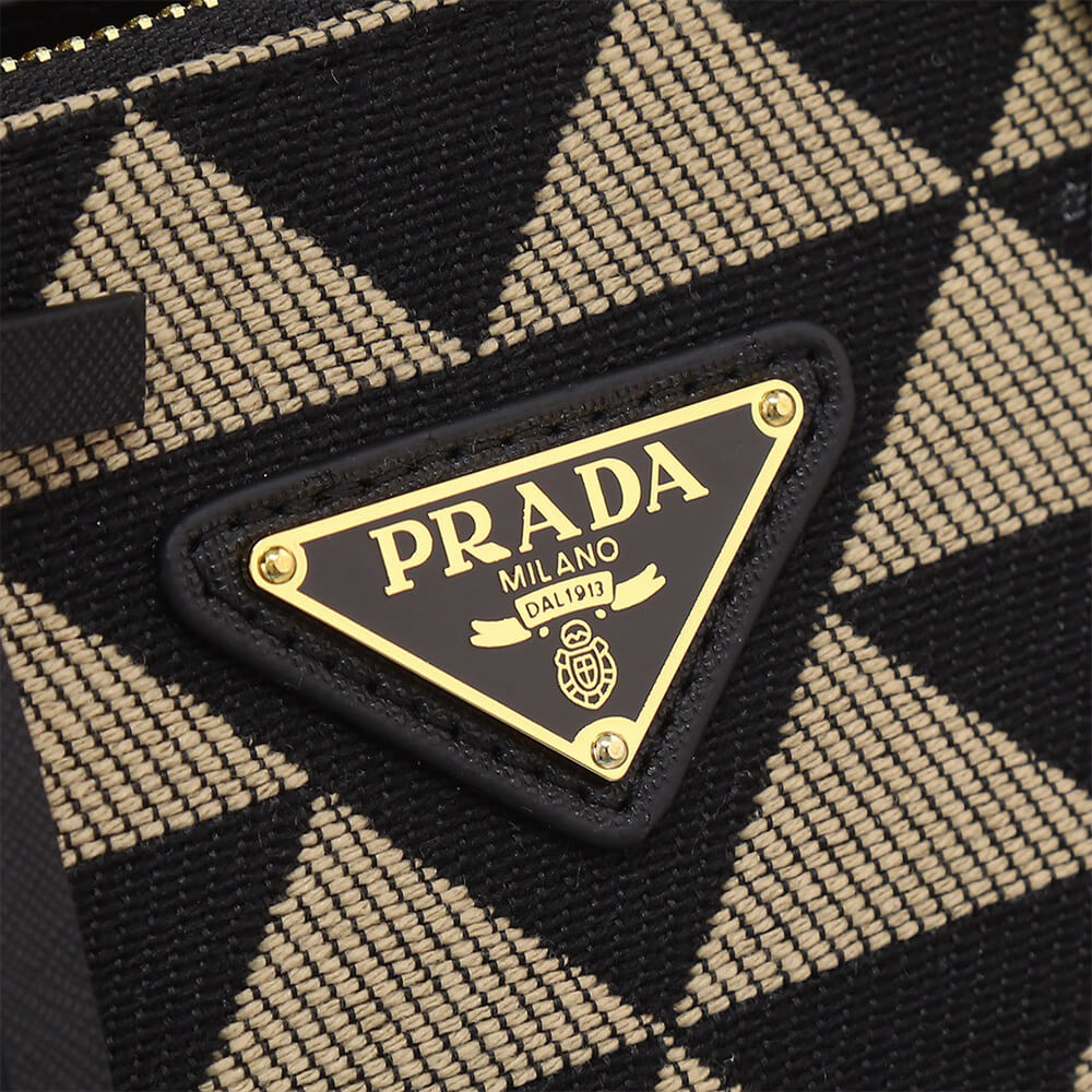 Small Prada Galleria Embroidered Fabric Bag - Replica Luxury Bags™