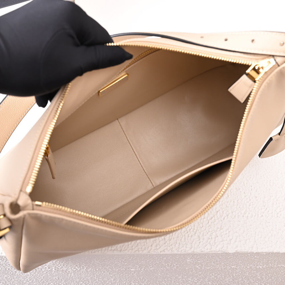 Prada Aimee Large Leather Shoulder Bag - Replica Luxury Bags™