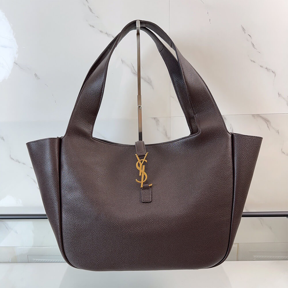 YSL LE 5 A 7 Bea Bag In Grained Leather - Replica Luxury Bags™