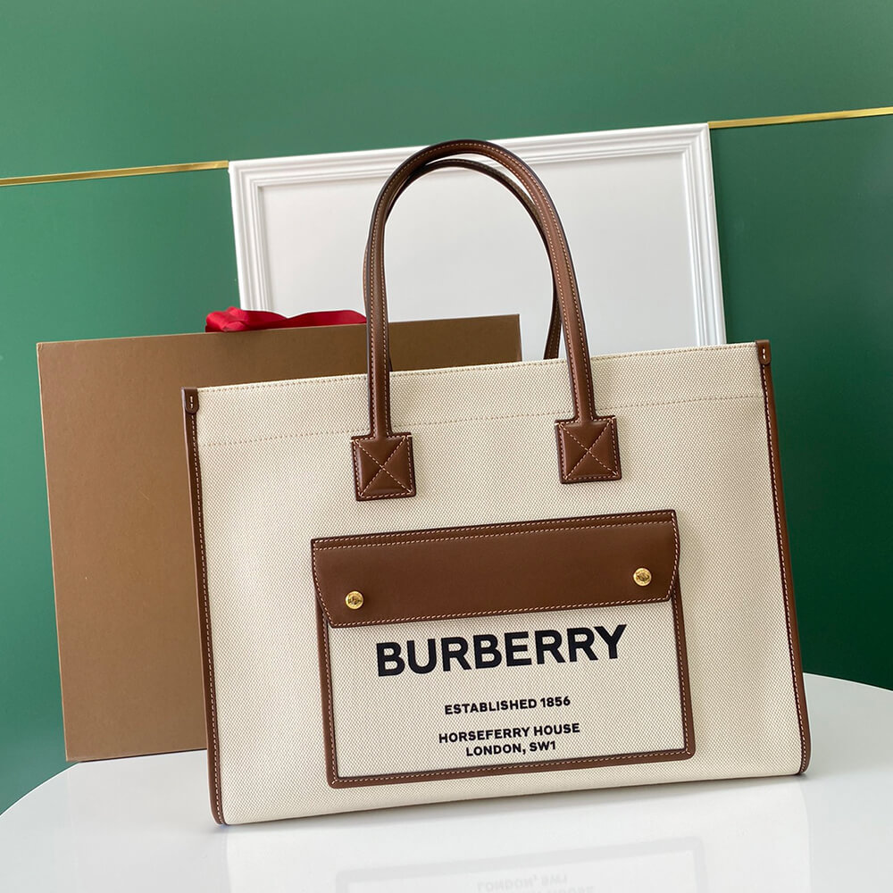 Burberry Medium Freya Tote Bag - Replica Luxury Bags™