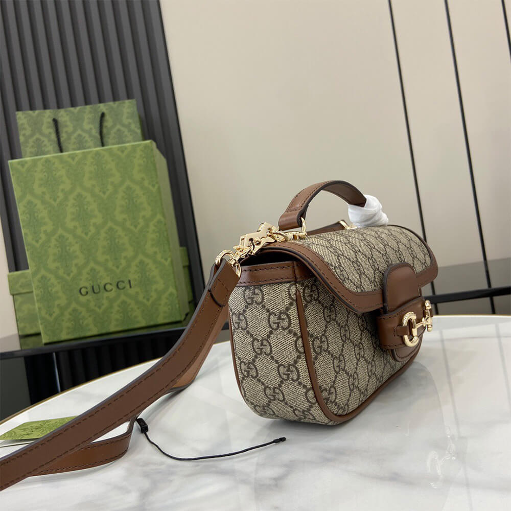 Gucci Horsebit 1955 Soft small top handle bag - Replica Luxury Bags™