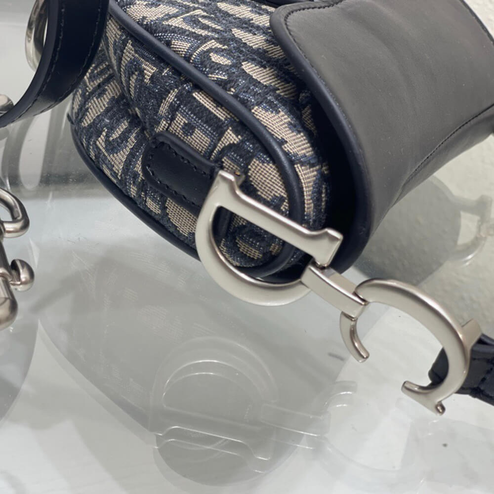 Dior Mini Saddle Bag with Strap - Replica Luxury Bags™