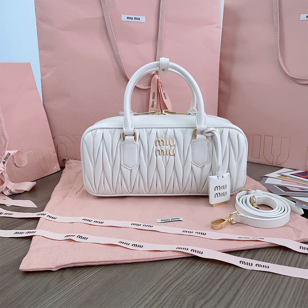 Miumiu Large Arcadie Matelasse Nappa Bag - Replica Luxury Bags™