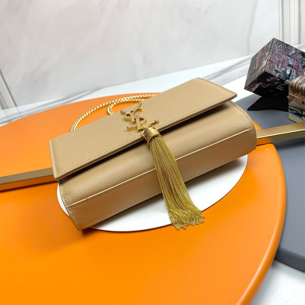 YSL Kate Small Tassel Bag in Grained Leather - Replica Luxury Bags™