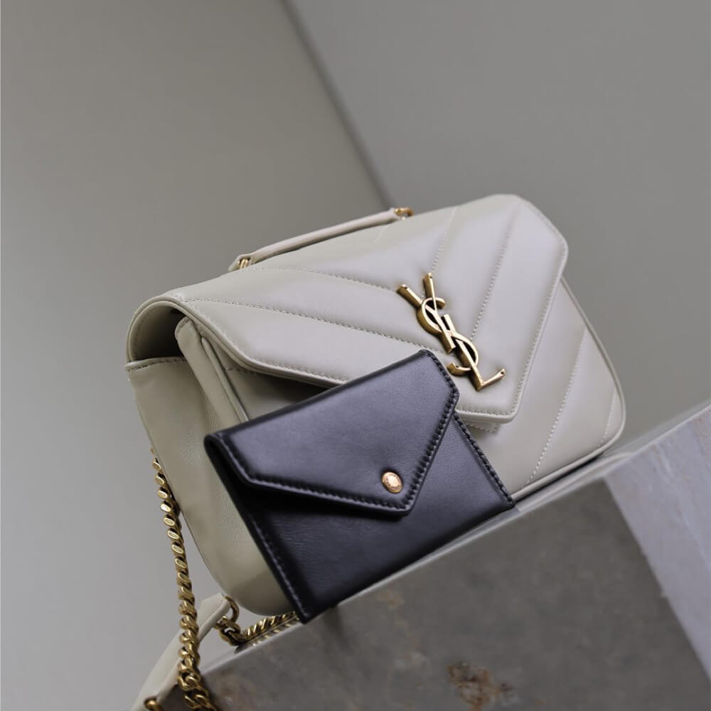 YSL Loulou Small Bag in Matelasse Lambskin - Replica Luxury Bags™