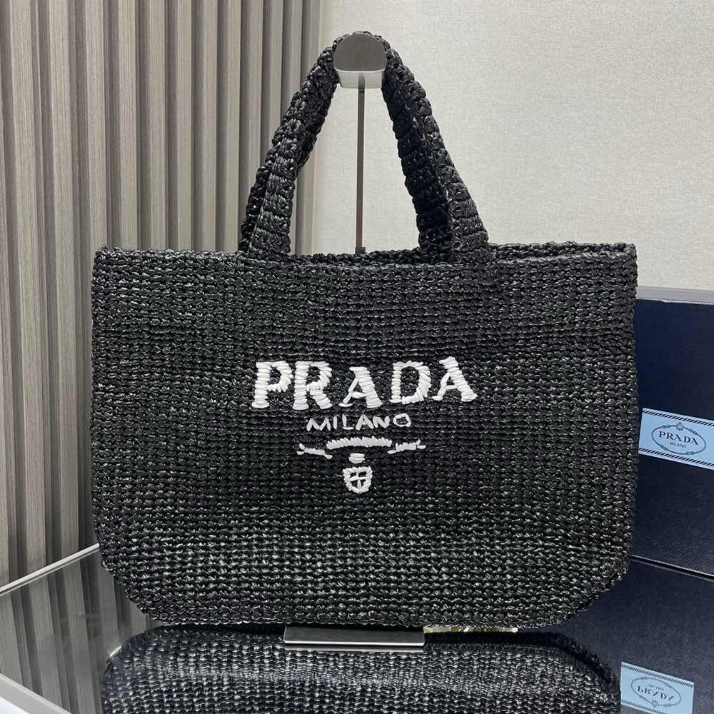 Prada Crochet Tote Bag - Replica Luxury Bags™