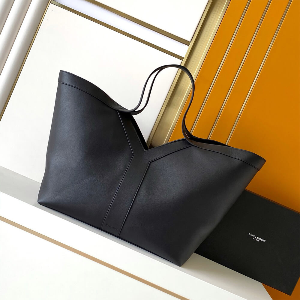 YSL Y Tote Bag in Leather - Replica Luxury Bags™