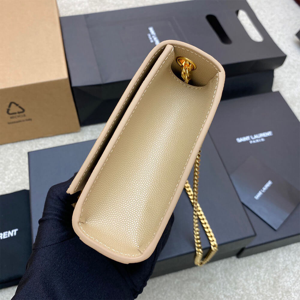 YSL Kate Medium Tassel Bag in Grain De Poudre Embossed Leather - Replica Luxury Bags™