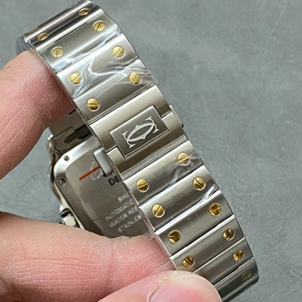 Cartier Medium Santos de Cartier watch - Replica Luxury Bags™