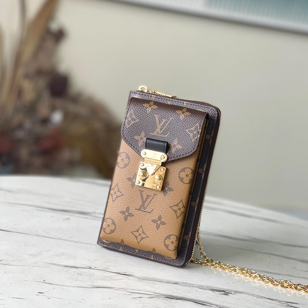 LV Vertical Zippy Wallet Métis Phone Holder Bag - Replica Luxury Bags™