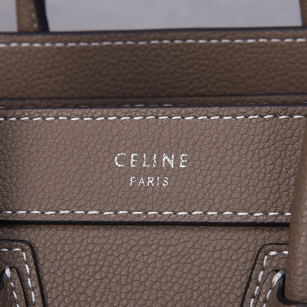 Celine Nano Luggage Bag in Calfskin - Replica Luxury Bags™