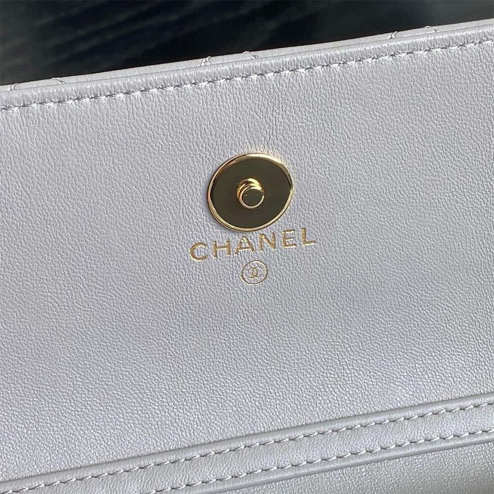 Chanel Flap Phone Holder Bag with Chain - Replica Luxury Bags™