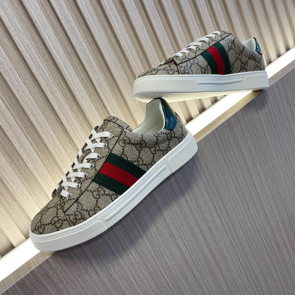 GUCCI Women s Gucci Ace sneaker with Web Shoes - Replica Luxury Bags™