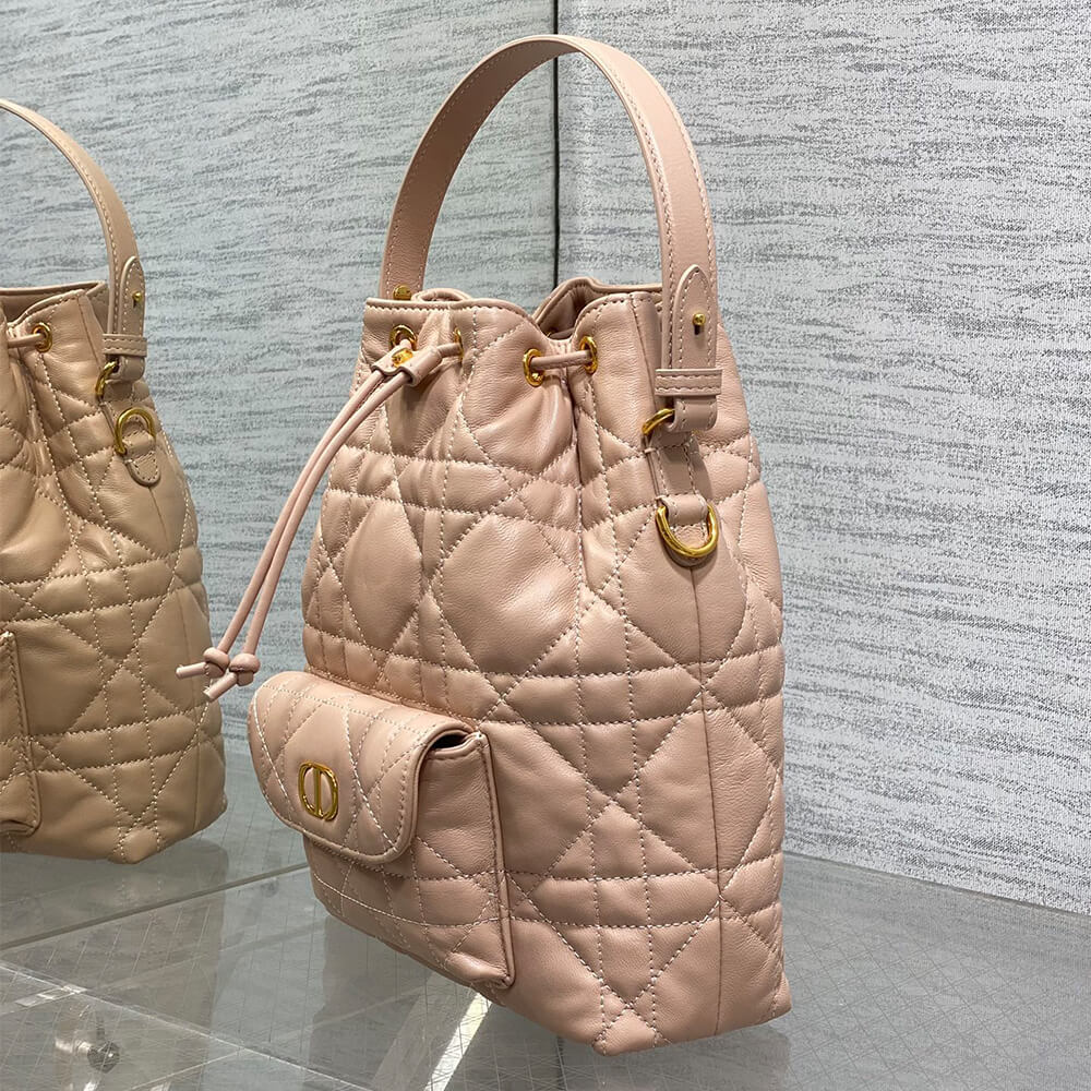 Small Dior Caro Bucket Bag - Replica Luxury Bags™