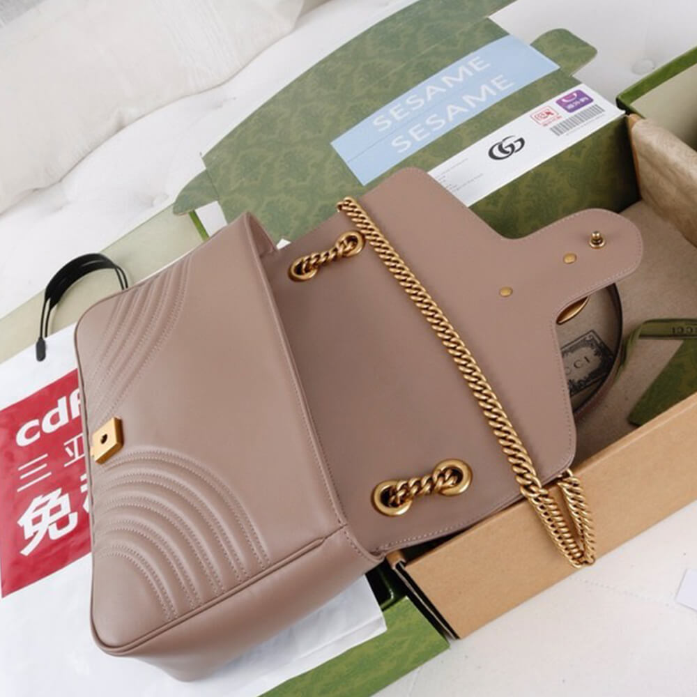 Gucci GG Marmont Medium Matelasse Shoulder Bag - Replica Luxury Bags™