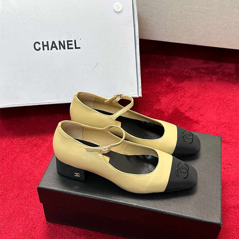 Chanel Mary Janes Heel Shoes - Replica Luxury Bags™
