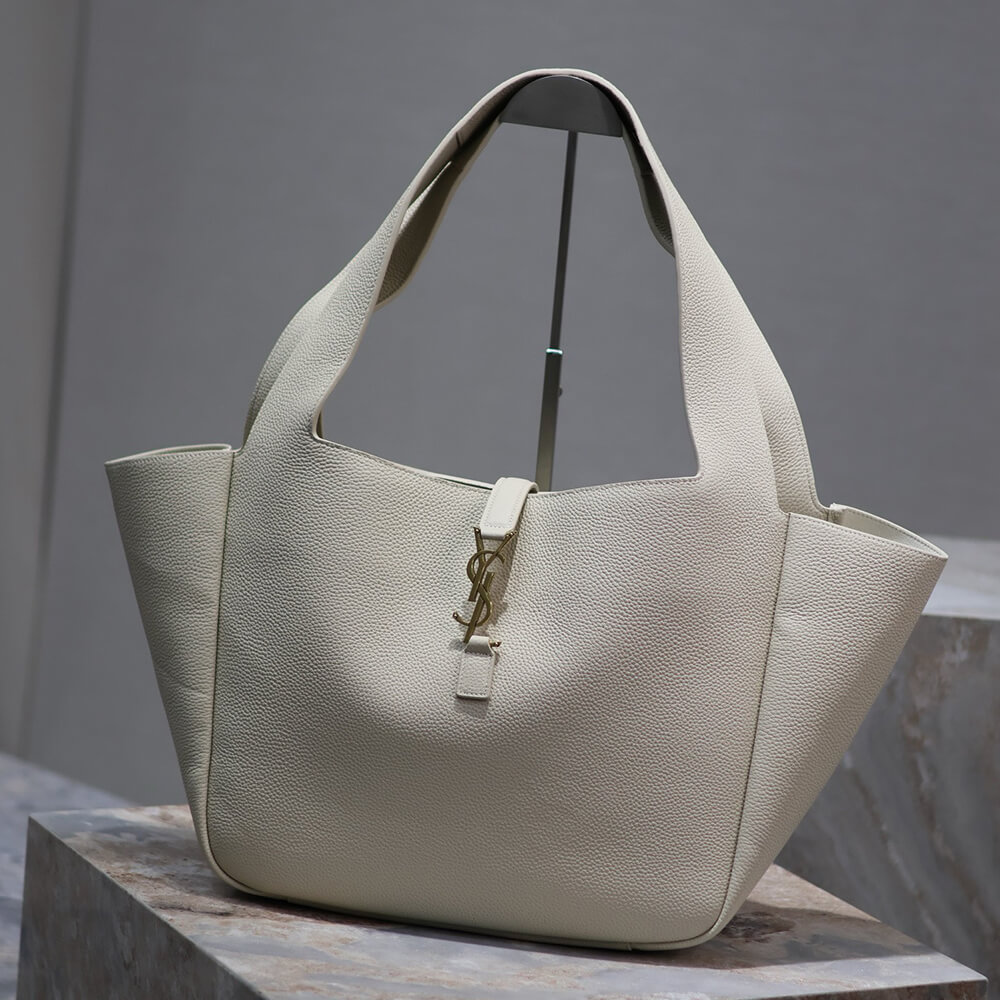 YSL LE 5 A 7 Bea In Grained Leather Bag - Replica Luxury Bags™