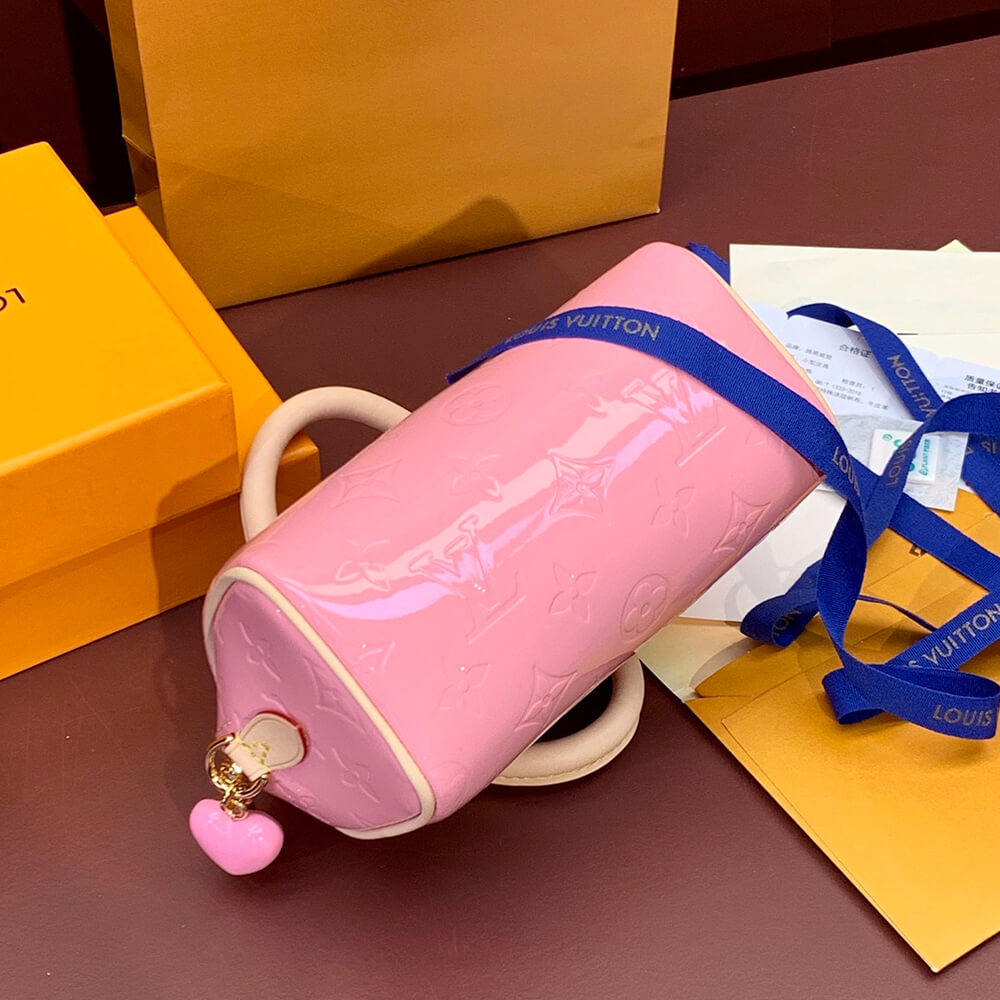 LV Nano Speedy Bag in Pink - Replica Luxury Bags™
