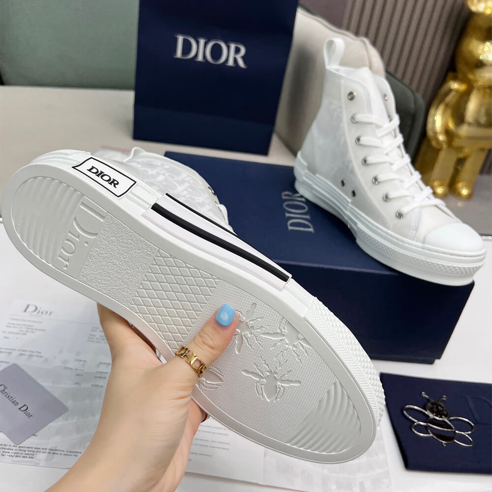 DIOR B23 High-Top Sneakers Dior Oblique Shoes - Replica Luxury Bags™