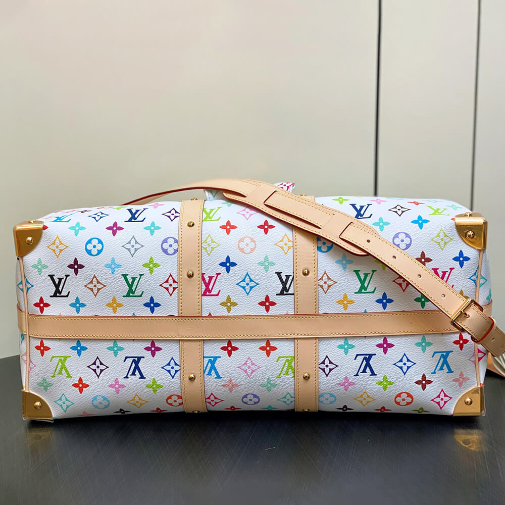 LV x TM Keepall Bandouliere 45 Multicolor Monogram Bag - Replica Luxury Bags™